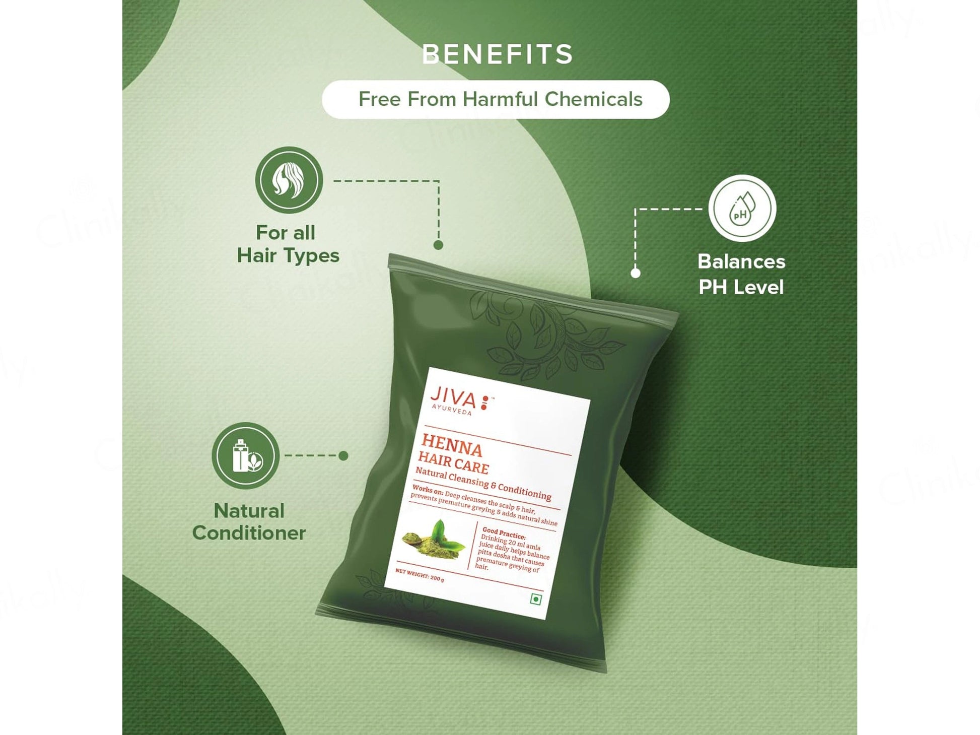 Jiva Ayurveda Henna Hair Care Powder