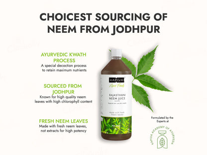 Kapiva Rajasthani Neem Juice For Hair and  Skin Health