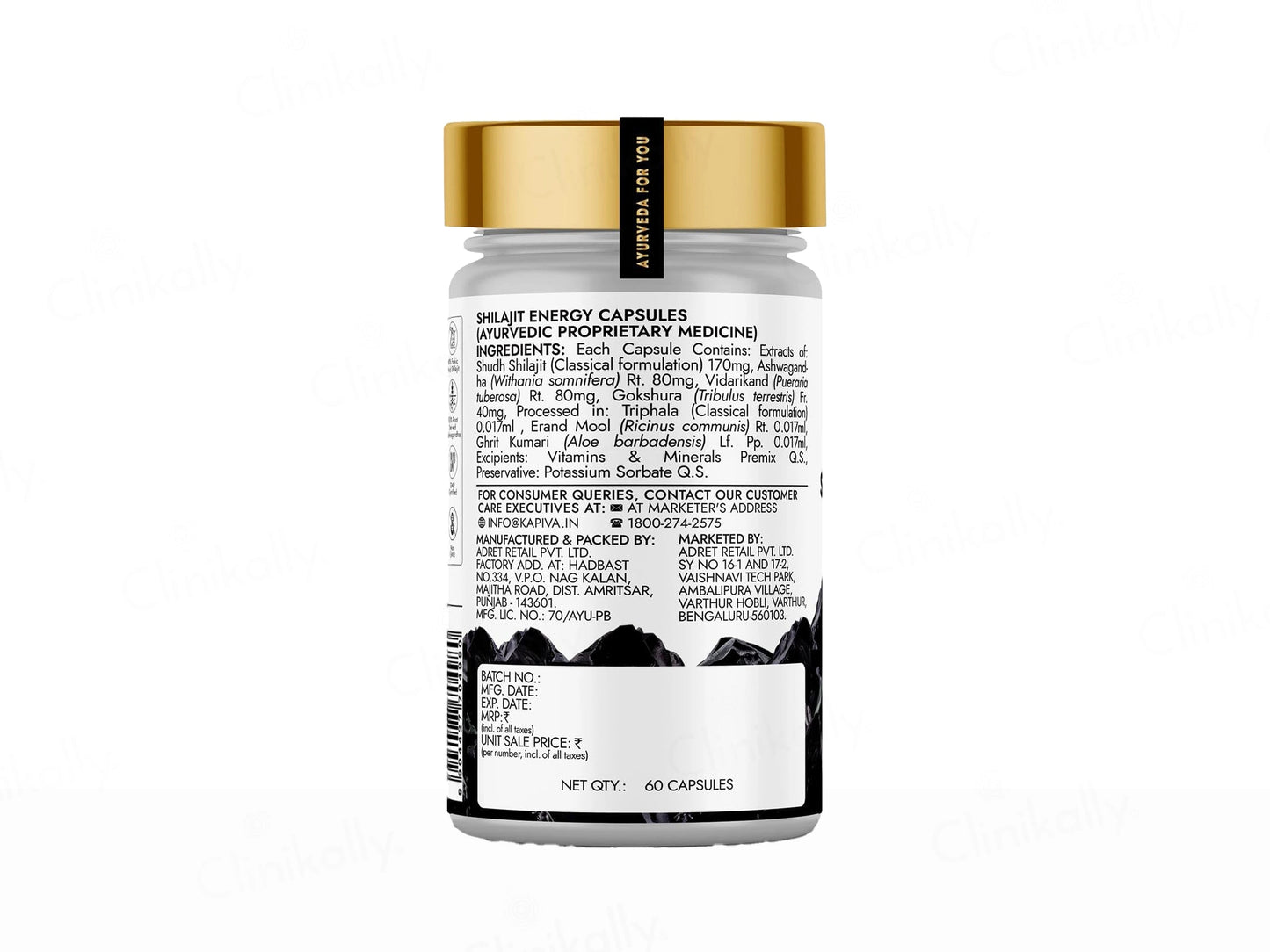 Kapiva Shilajit Energy Capsule