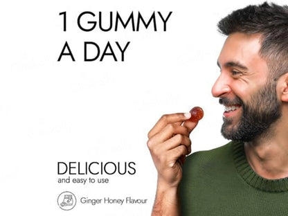 Kapiva Shilajit Energy Gummies - Ginger Honey