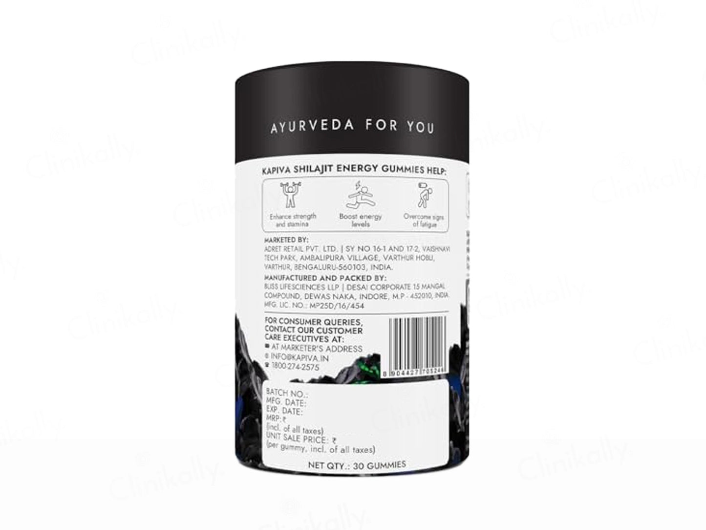 Kapiva Shilajit Energy Gummies - Ginger Honey