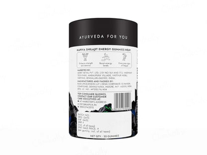 Kapiva Shilajit Energy Gummies - Ginger Honey