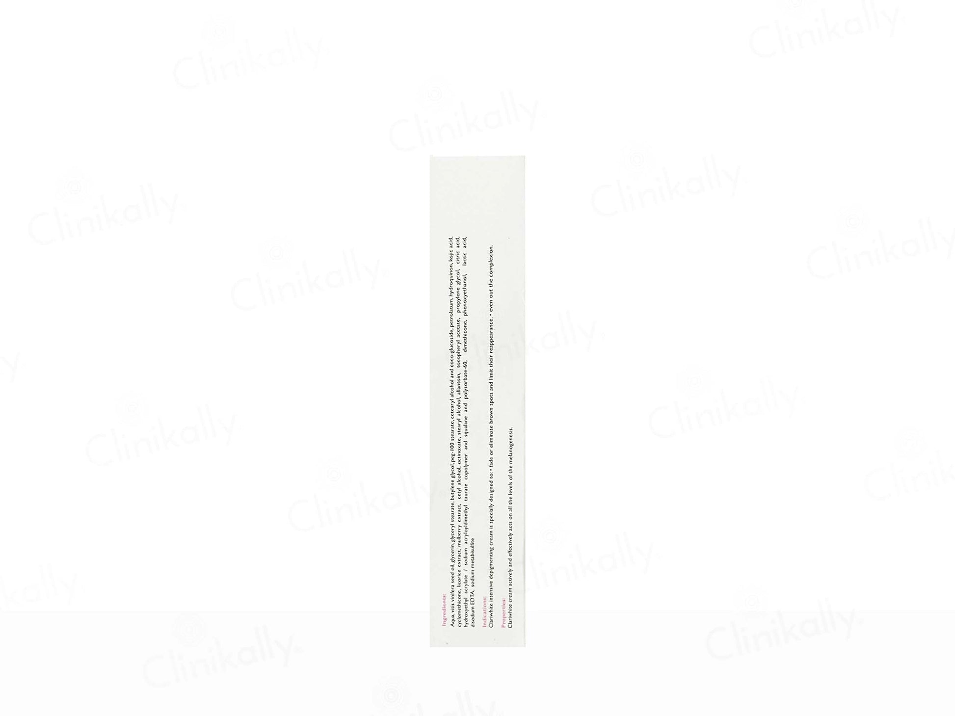 Kemiq Clariwhite Intensive Depigmenting Cream