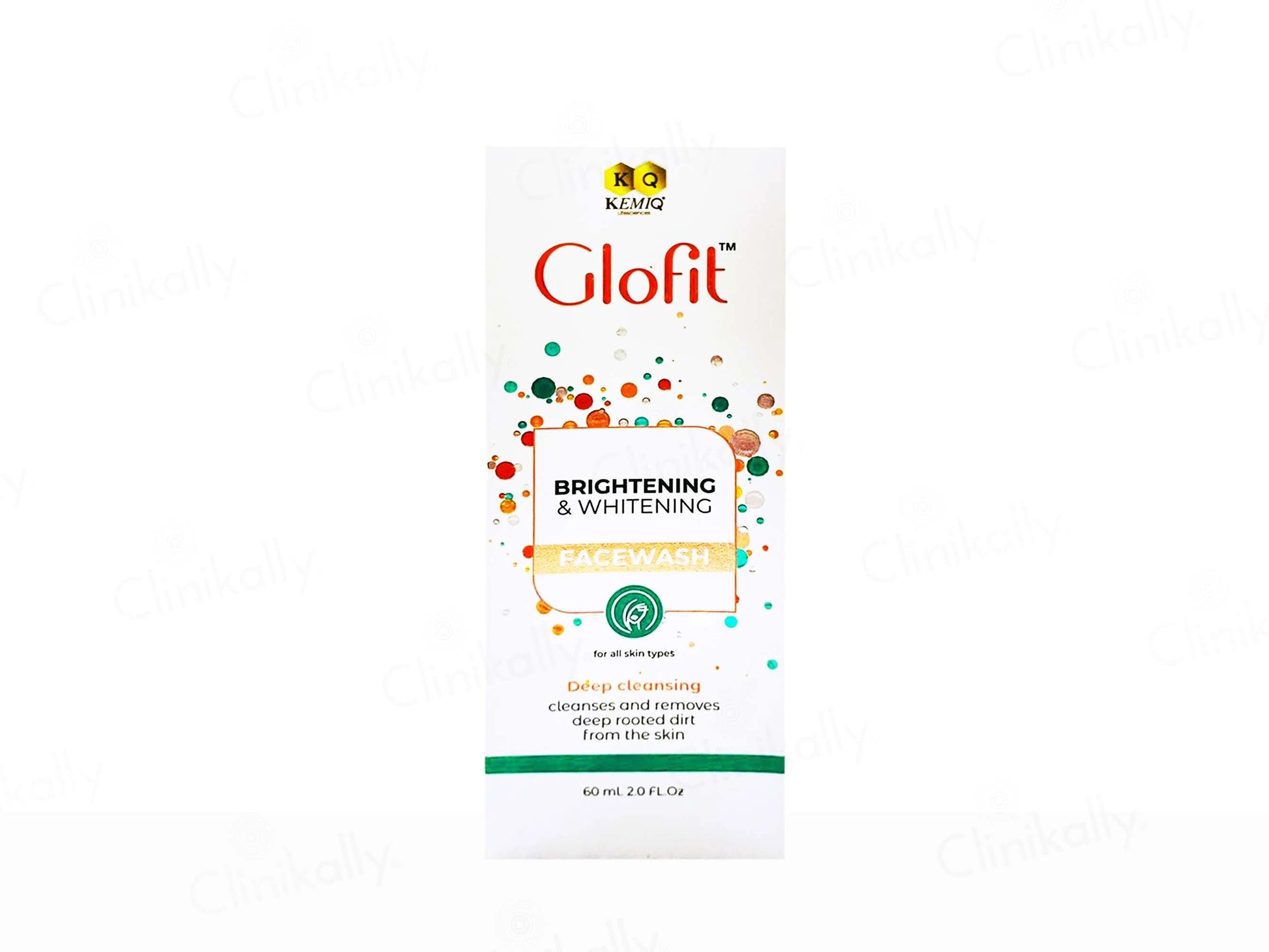 Kemiq Glofit Brightening and  Whitening Face Wash