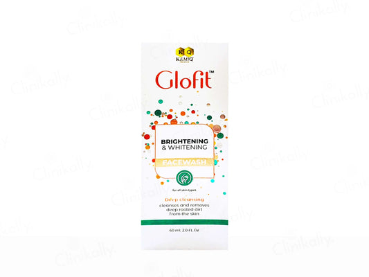 Kemiq Glofit Brightening and  Whitening Face Wash