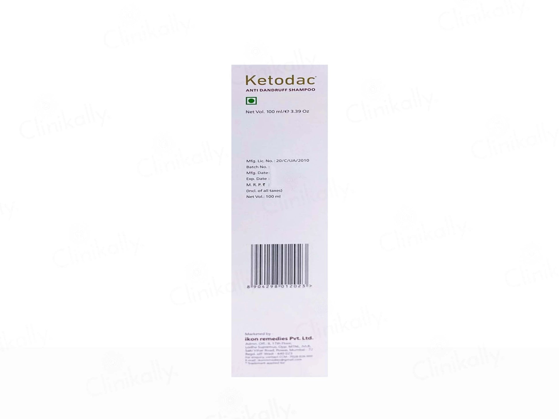 Ketodac Anti Dandruff Shampoo