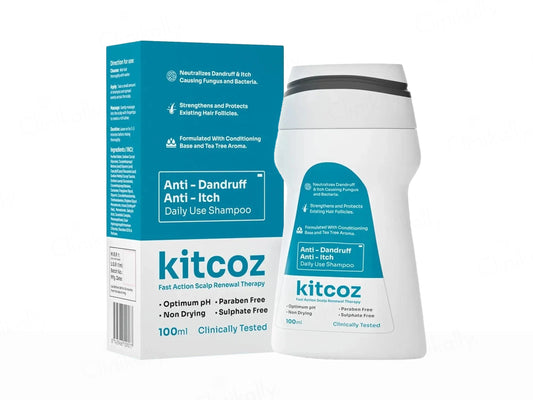 Kitcoz Anti-Dandruff and  Anti-Itch Daily Use Shampoo