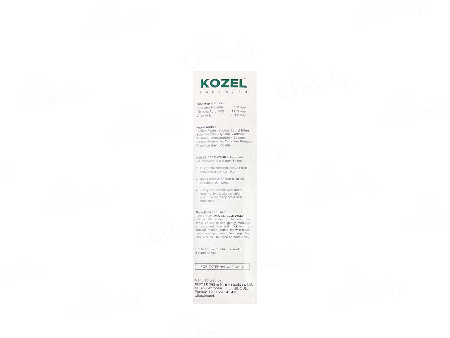 Kozel Skin Rejuvenating Face Wash Gel