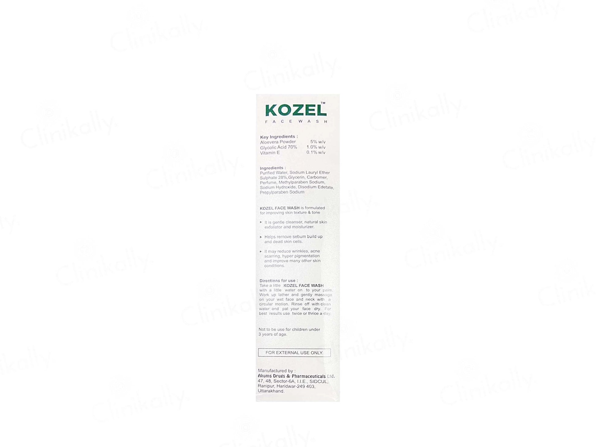 Kozel Skin Rejuvenating Face Wash Gel