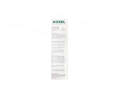 Kozel Skin Rejuvenating Face Wash Gel