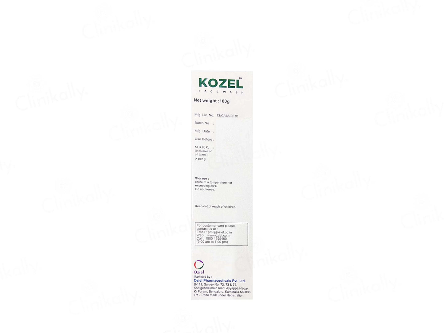 Kozel Skin Rejuvenating Face Wash Gel