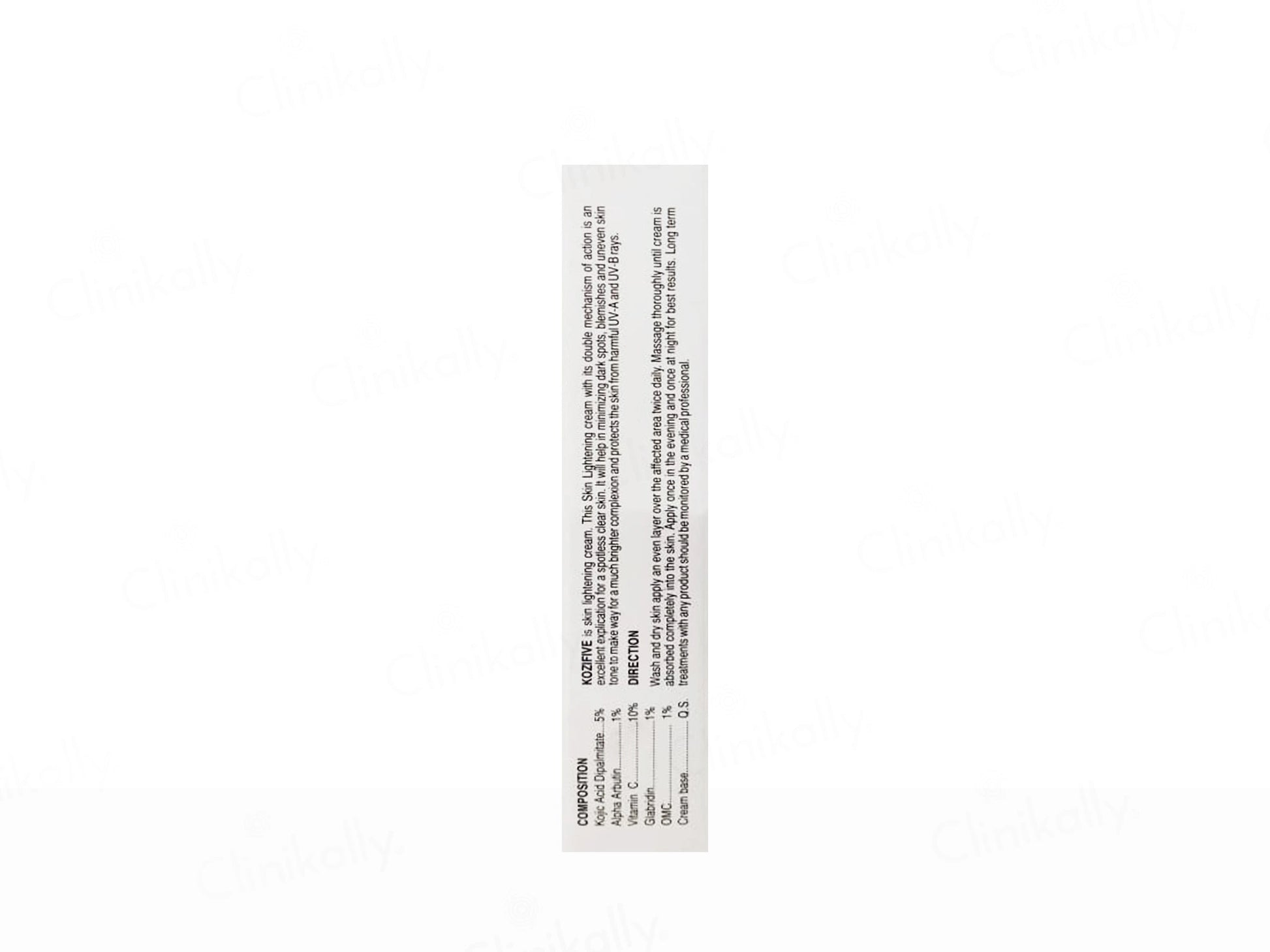 Kozifive Skin Lightening Cream