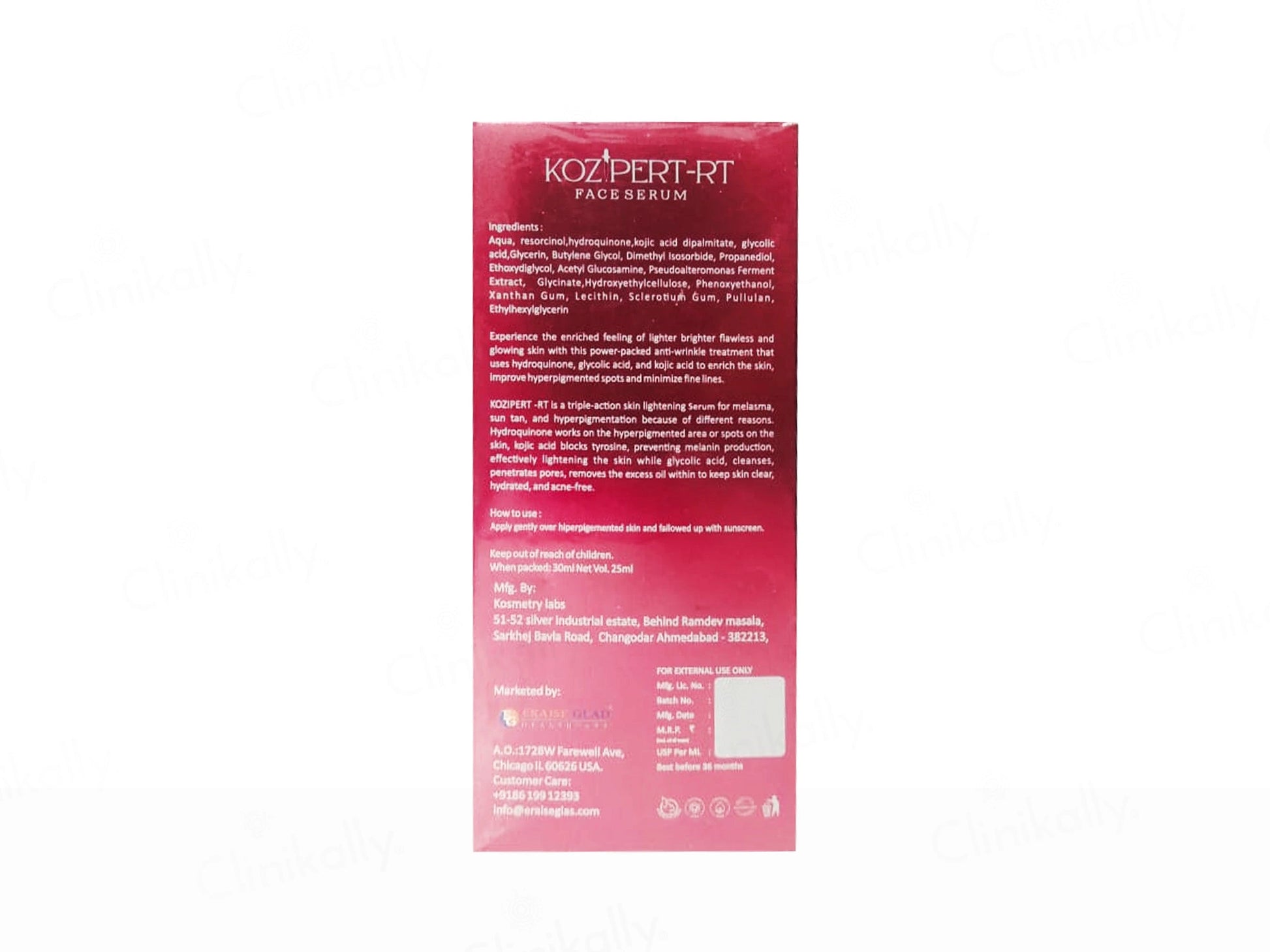 Kozipert-RT Skin Lightening Face Serum