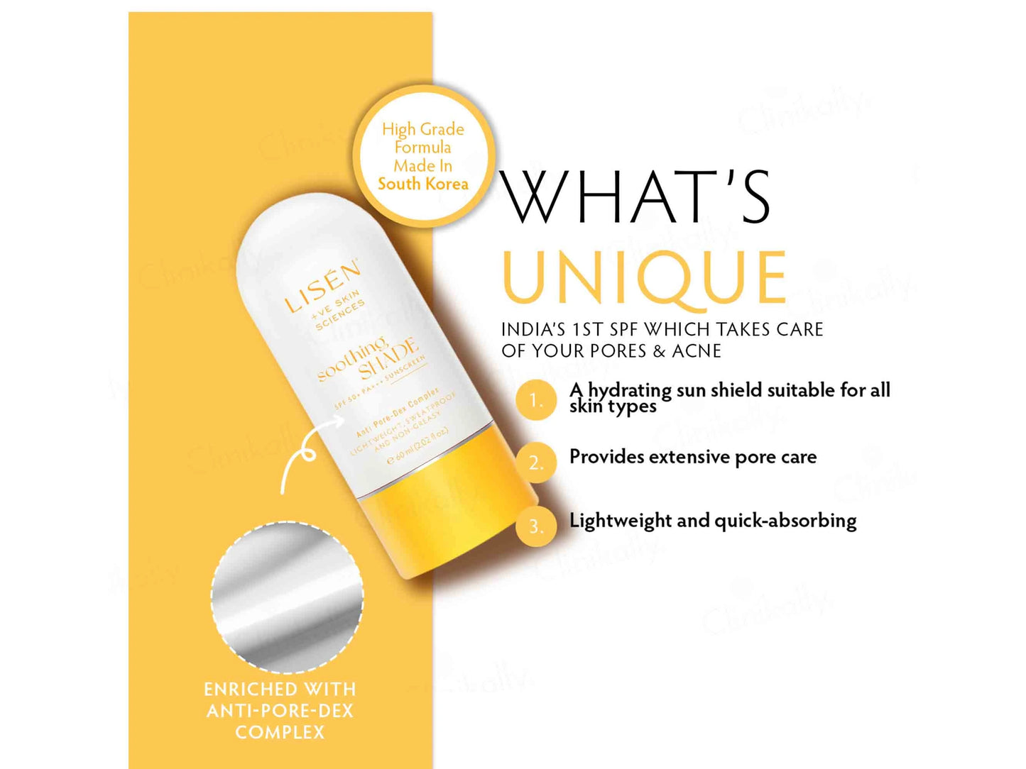 LISEN Soothing Shade Sunscreen SPF 50 PA