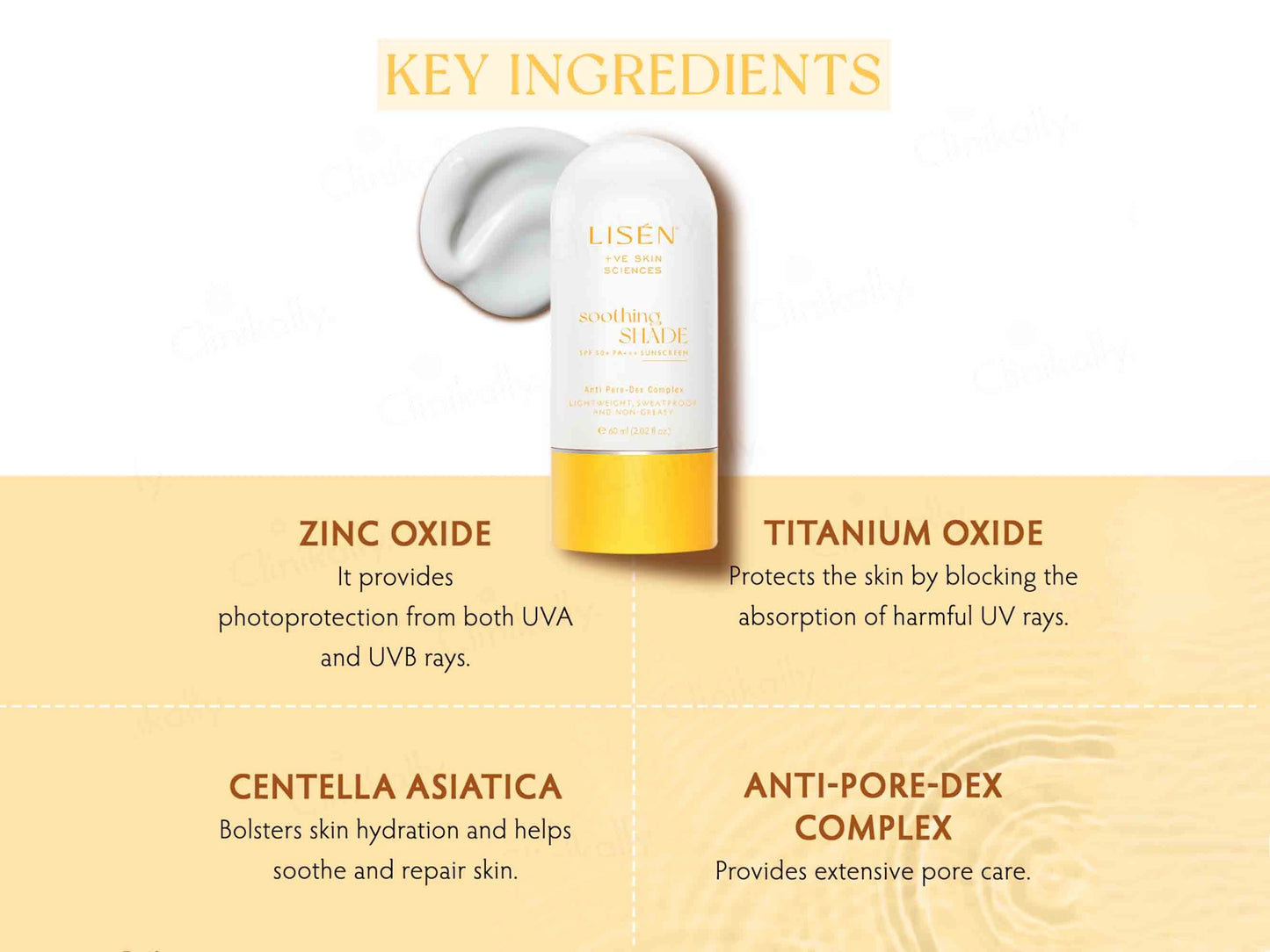 LISEN Soothing Shade Sunscreen SPF 50 PA