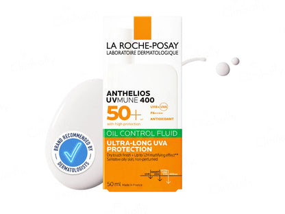 La Roche-Posay Anthelios UVMune 400 Oil Control Fluid Sunscreen 50 PA