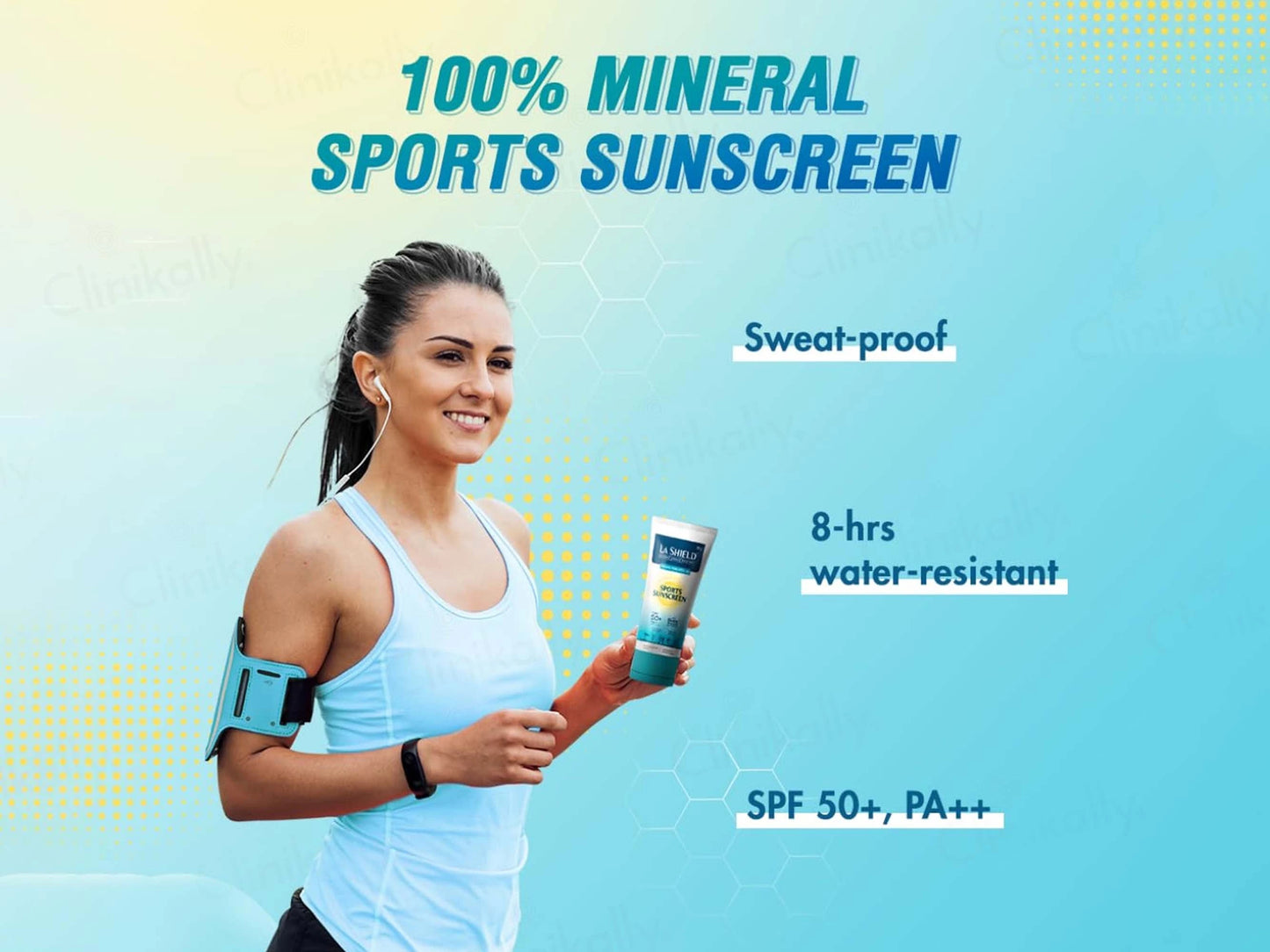 La Shield Expert Urban Protect Mineral Sports Sunscreen Gel SPF 50 PA