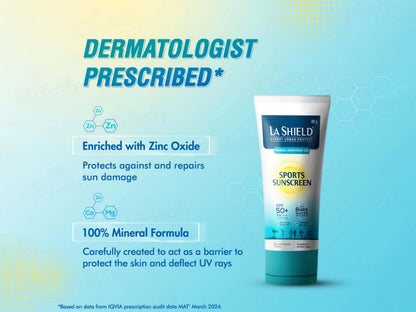 La Shield Expert Urban Protect Mineral Sports Sunscreen Gel SPF 50 PA