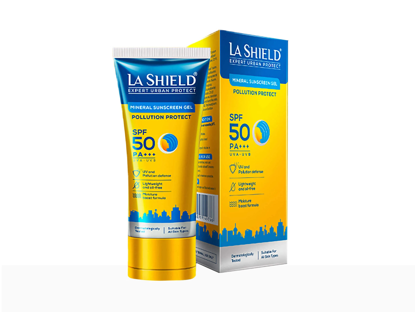 La Shield Pollution Protect Mineral Sunscreen Gel SPF 50 PA