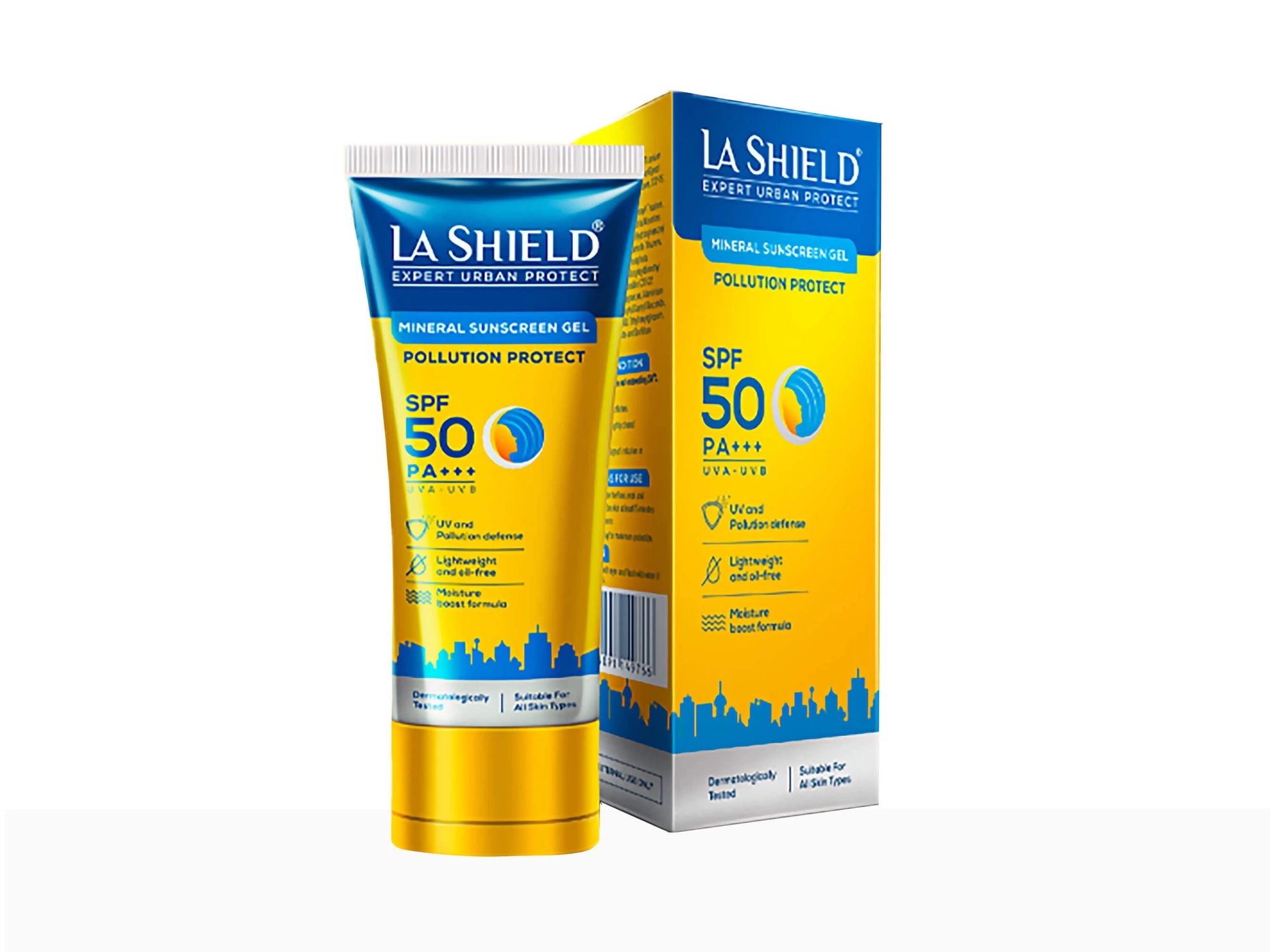 La Shield Pollution Protect Mineral Sunscreen Gel SPF 50 PA