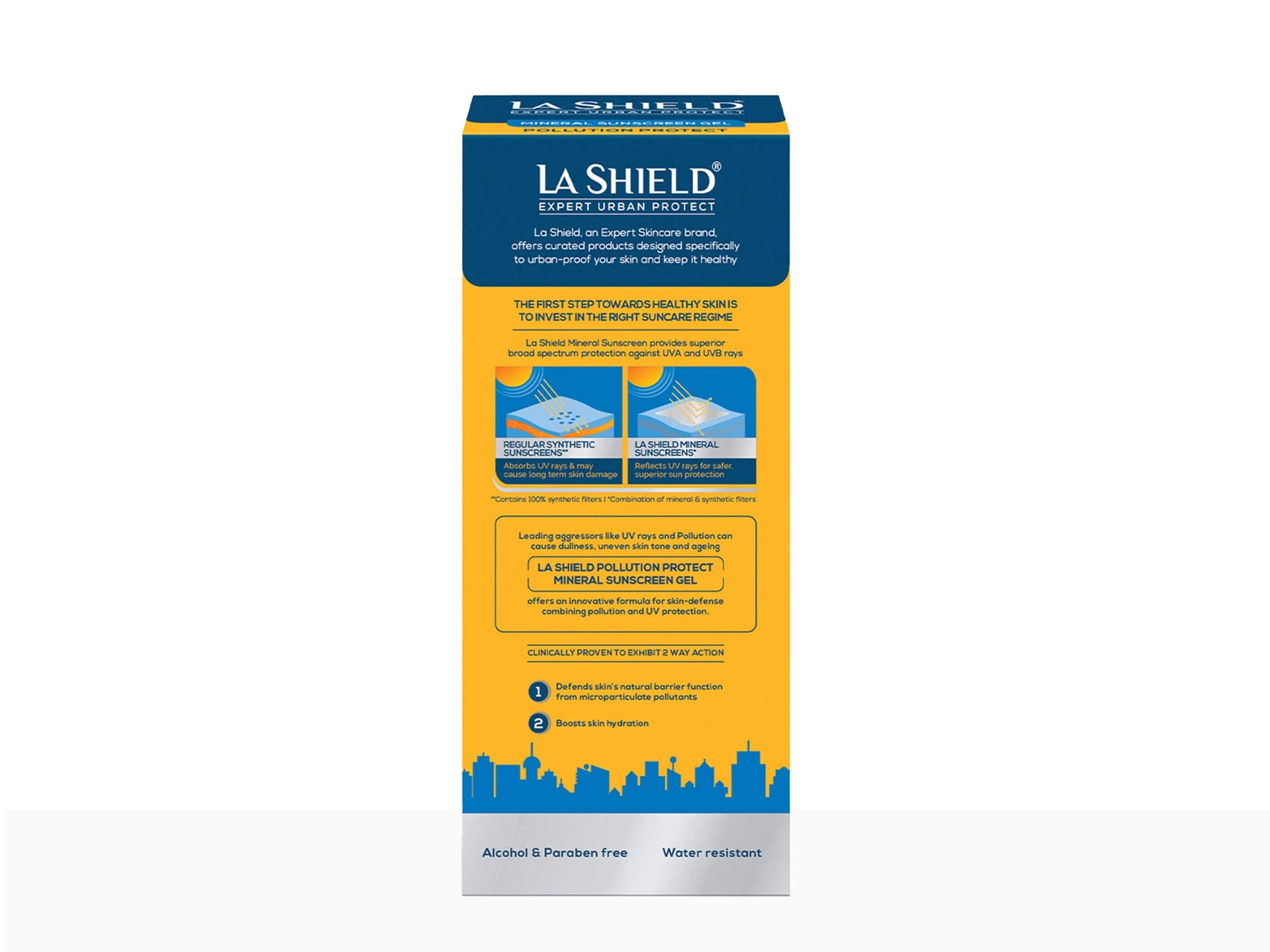La Shield Pollution Protect Mineral Sunscreen Gel SPF 50 PA