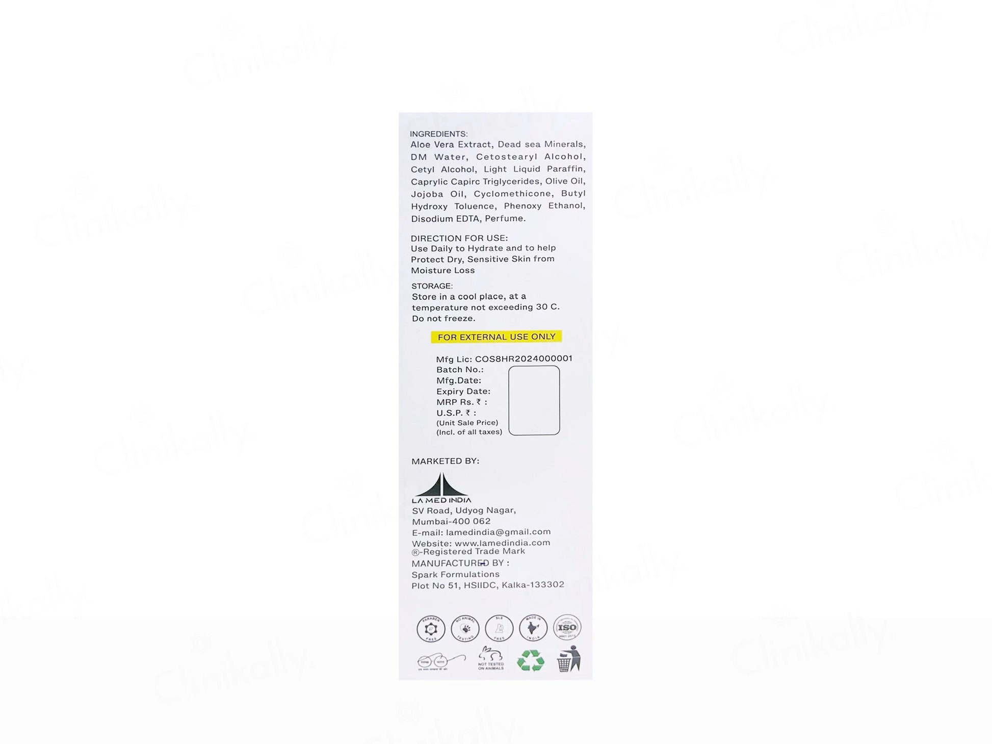 La Skin Rehydrating Lotion