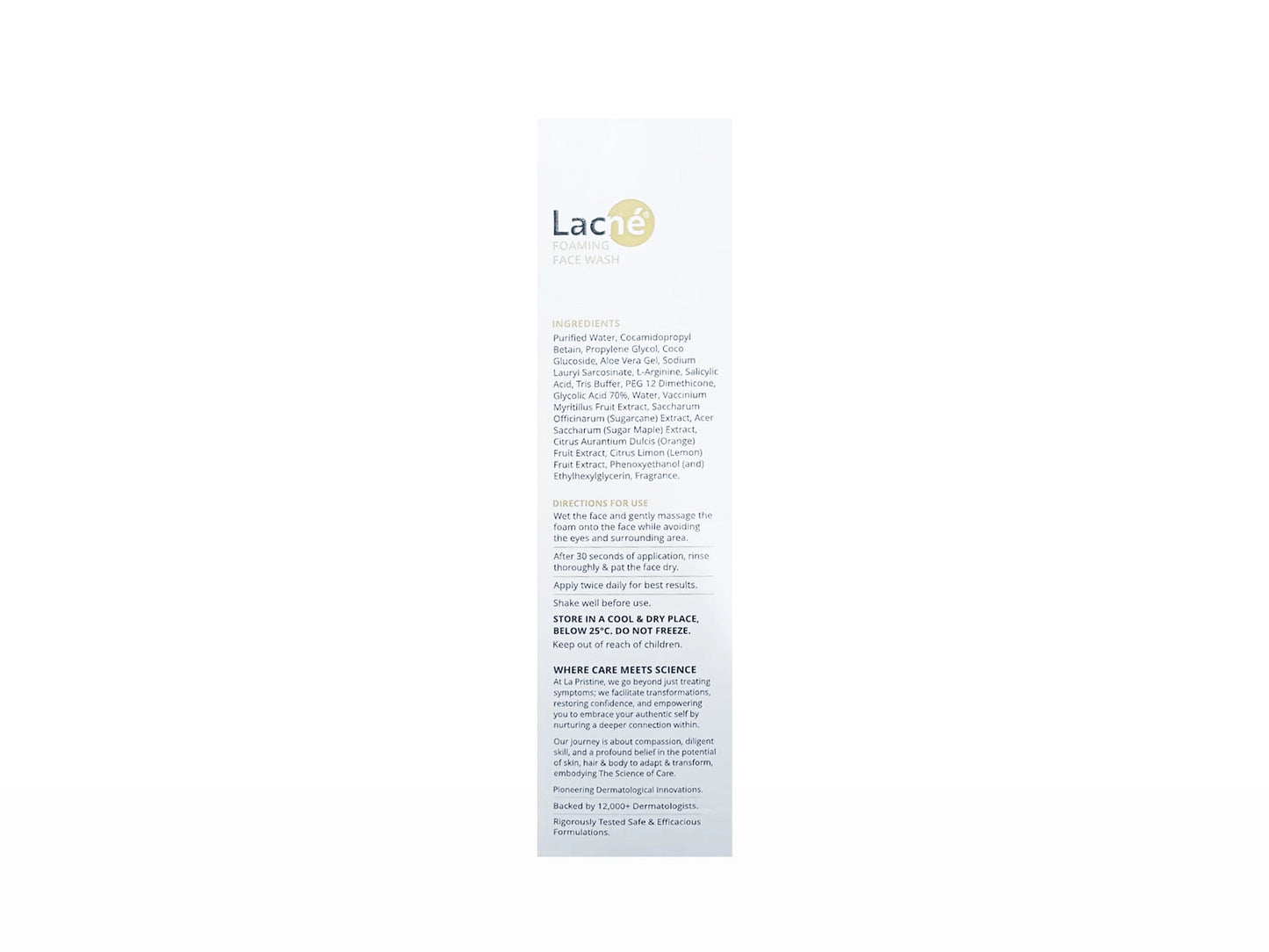 Lacne Foaming Face Wash