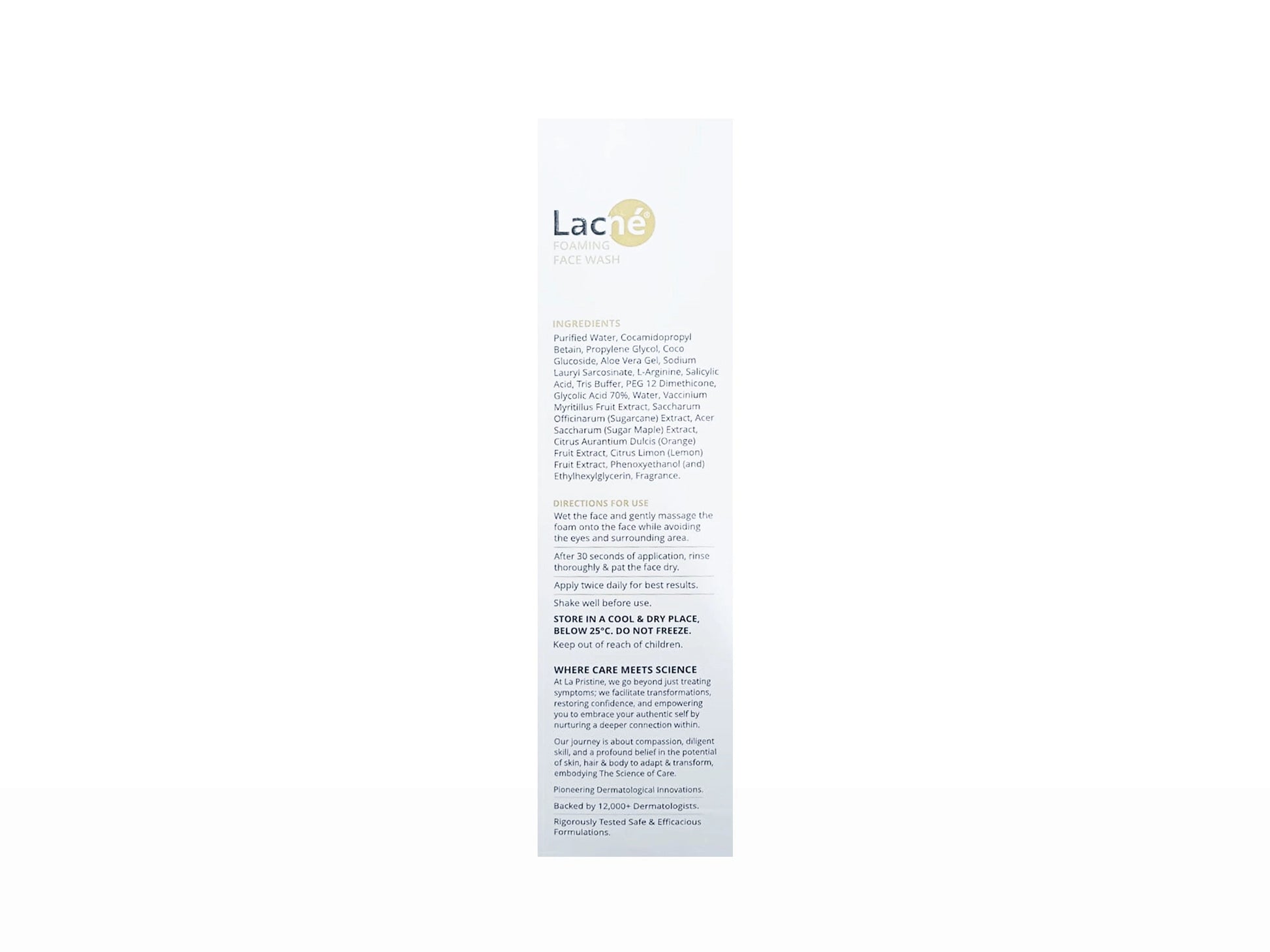 Lacne Foaming Face Wash