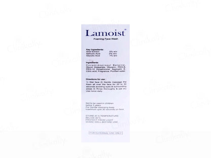 Lamoist Foaming Face Wash