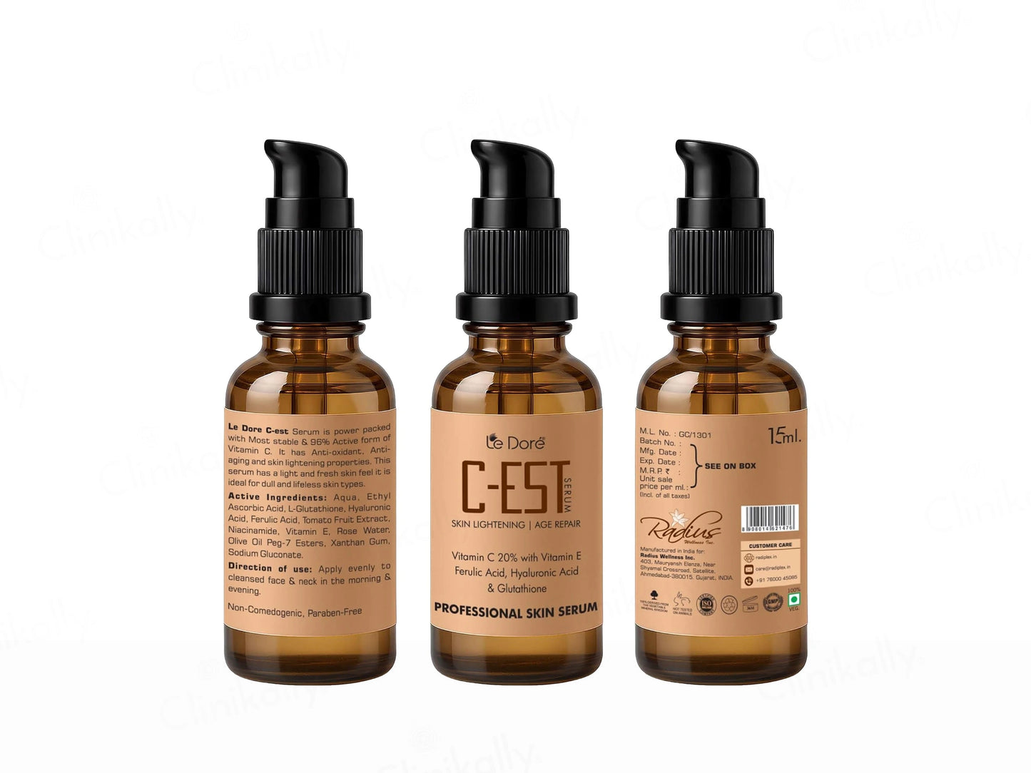 Le Dore C-EST Vitamin C 20 Percent Skin Lightening Serum