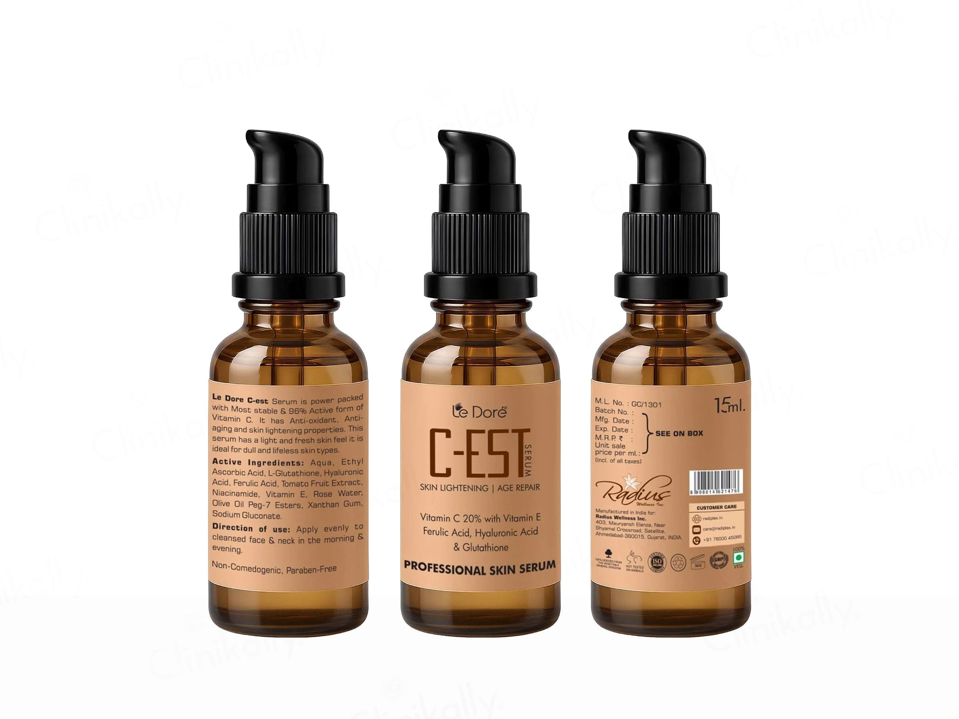 Le Dore C-EST Vitamin C 20 Percent Skin Lightening Serum