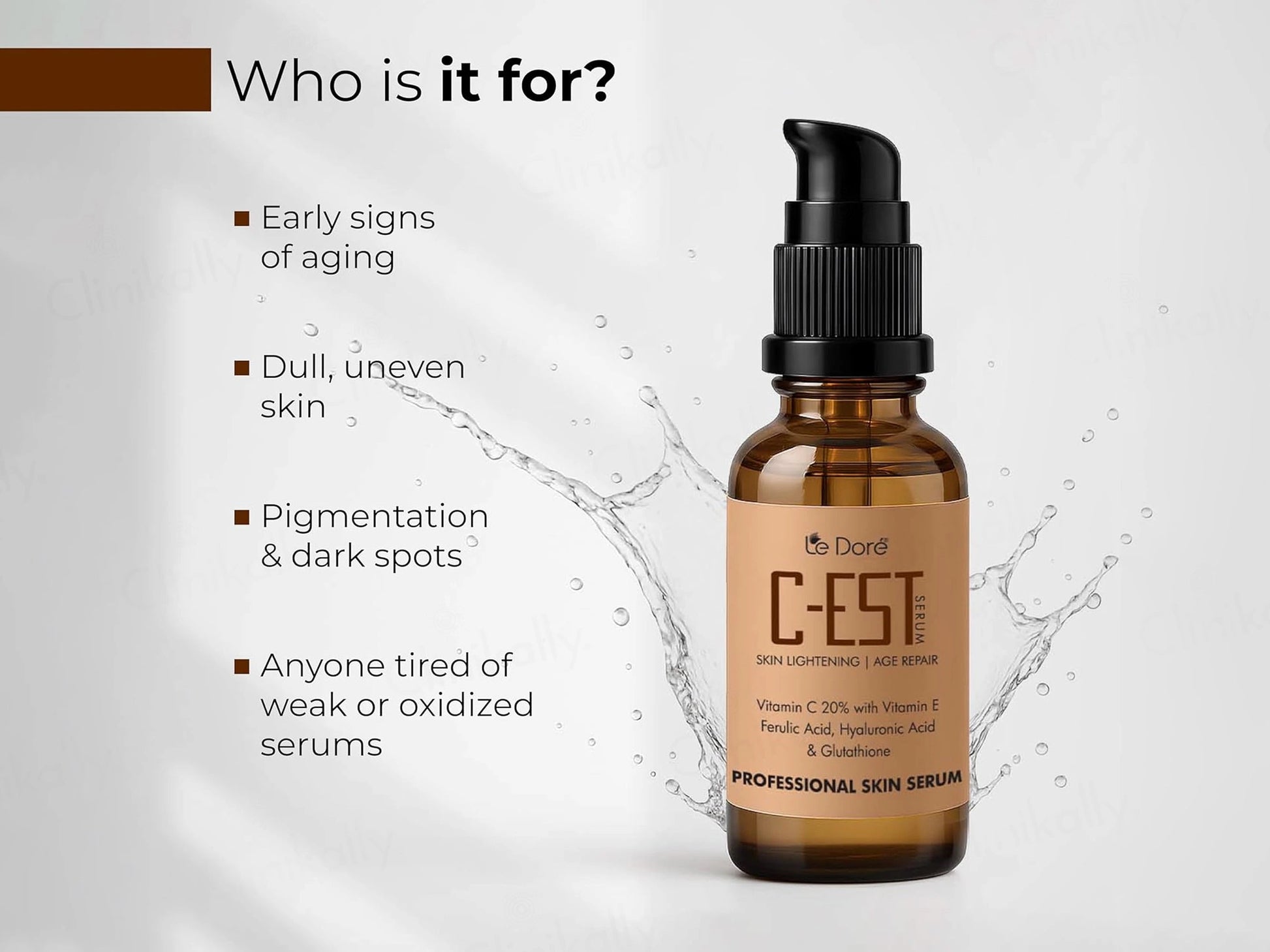 Le Dore C-EST Vitamin C 20 Percent Skin Lightening Serum