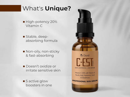 Le Dore C-EST Vitamin C 20 Percent Skin Lightening Serum