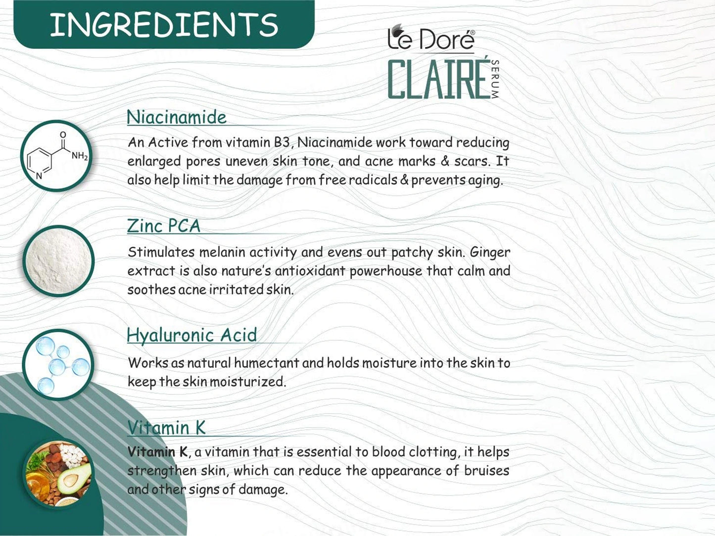 Le Dore Claire Niacinamide Sebum Control Serum
