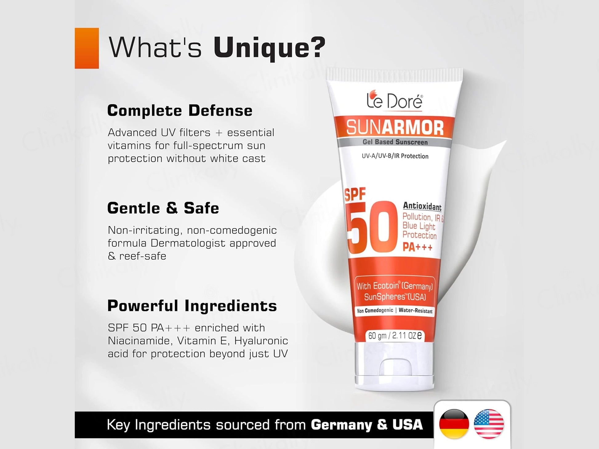 Le Dore Sunarmor Sunscreen Gel SPF 50 PA