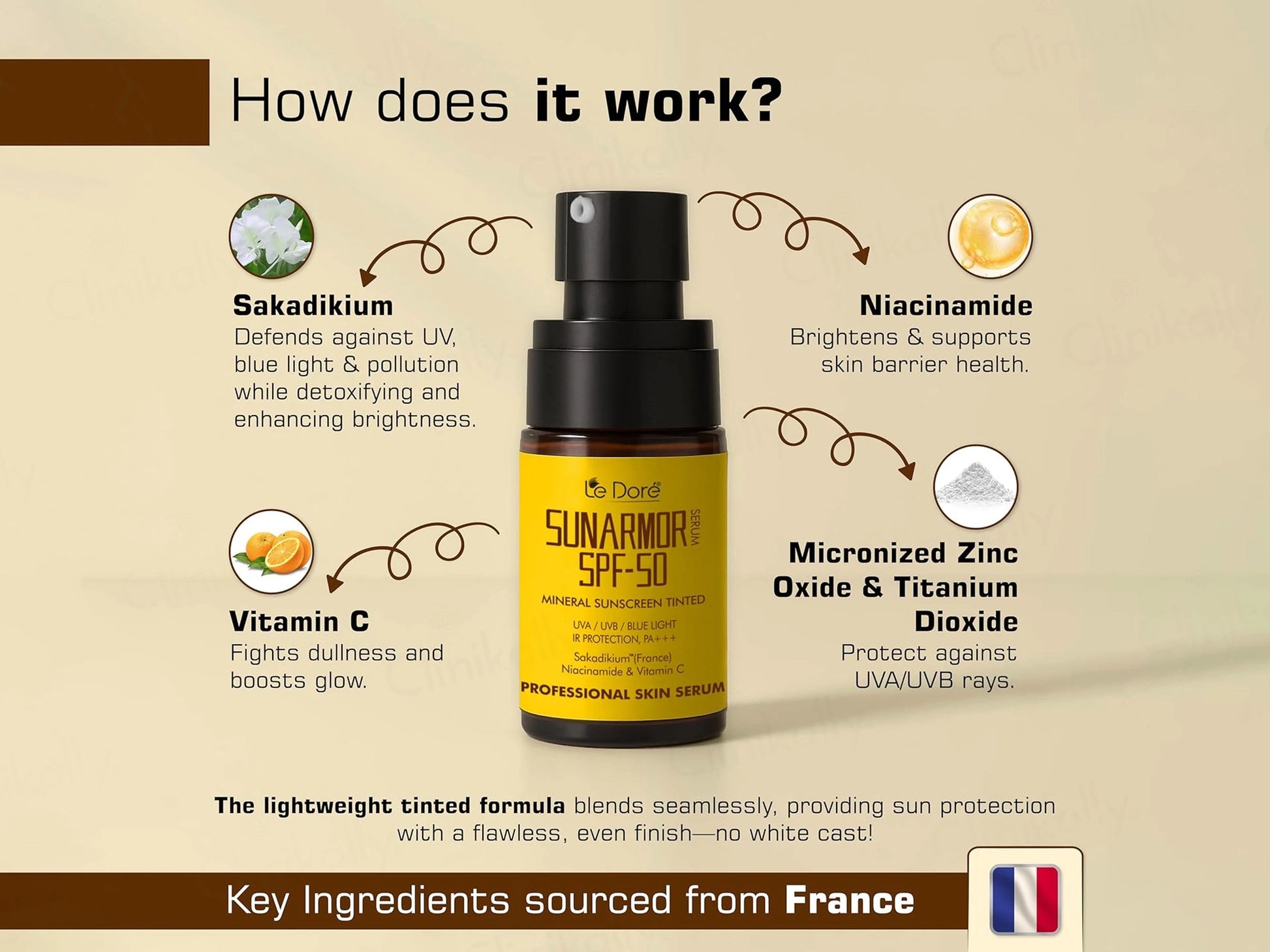Le Dore Sunarmor Sunscreen Serum SPF 50 PA
