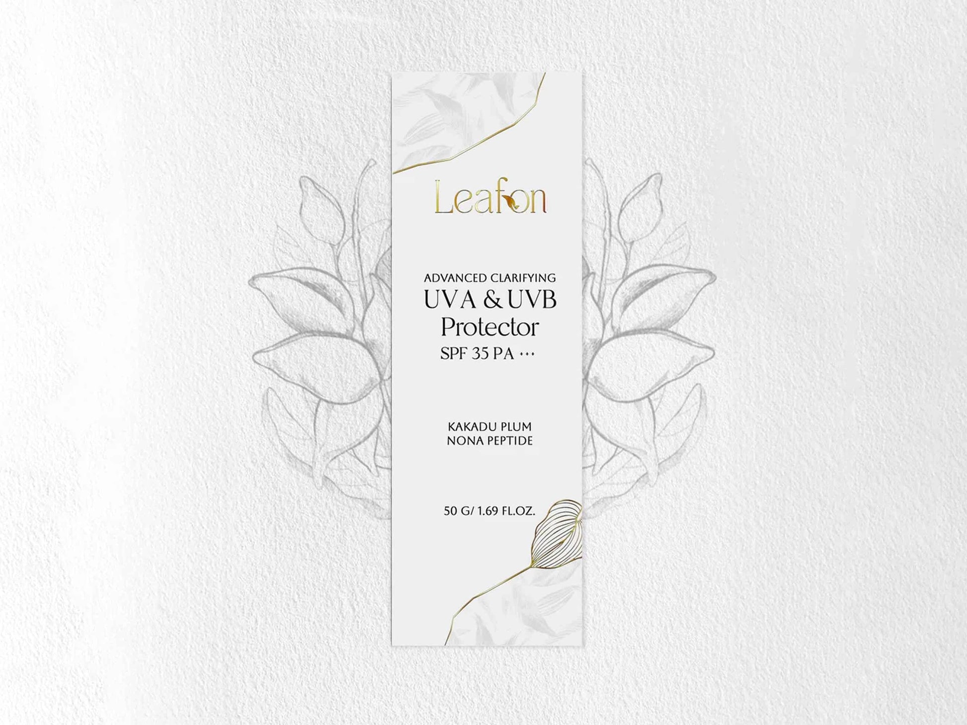 Leafon Advanced Clarifying UVA and  UVB Protector Sunscreen SPF 35 PA
