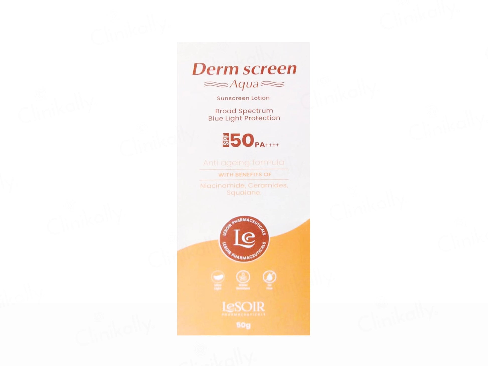 Lesoir Derm Screen Aqua Anti Ageing Formula Sunscreen Lotion SPF 50 PA