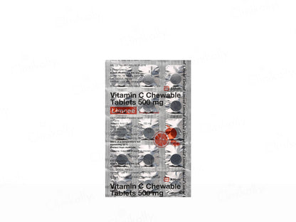 Limcee Vitamin C 500mg Chewable Tablet - Orange Flavour