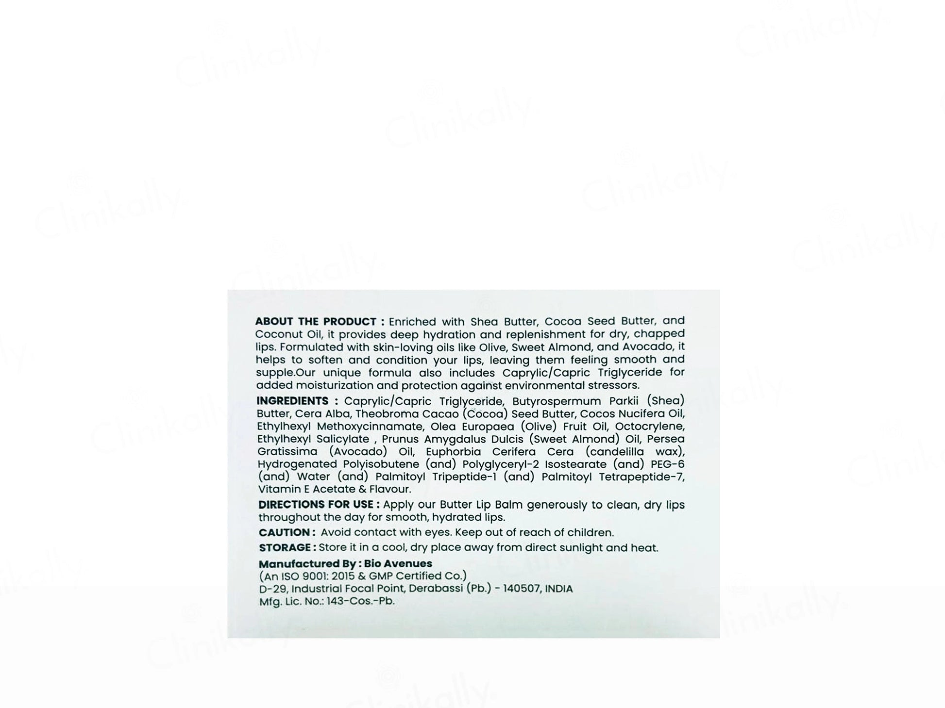 Lipedge Butter Lip Balm SPF 15