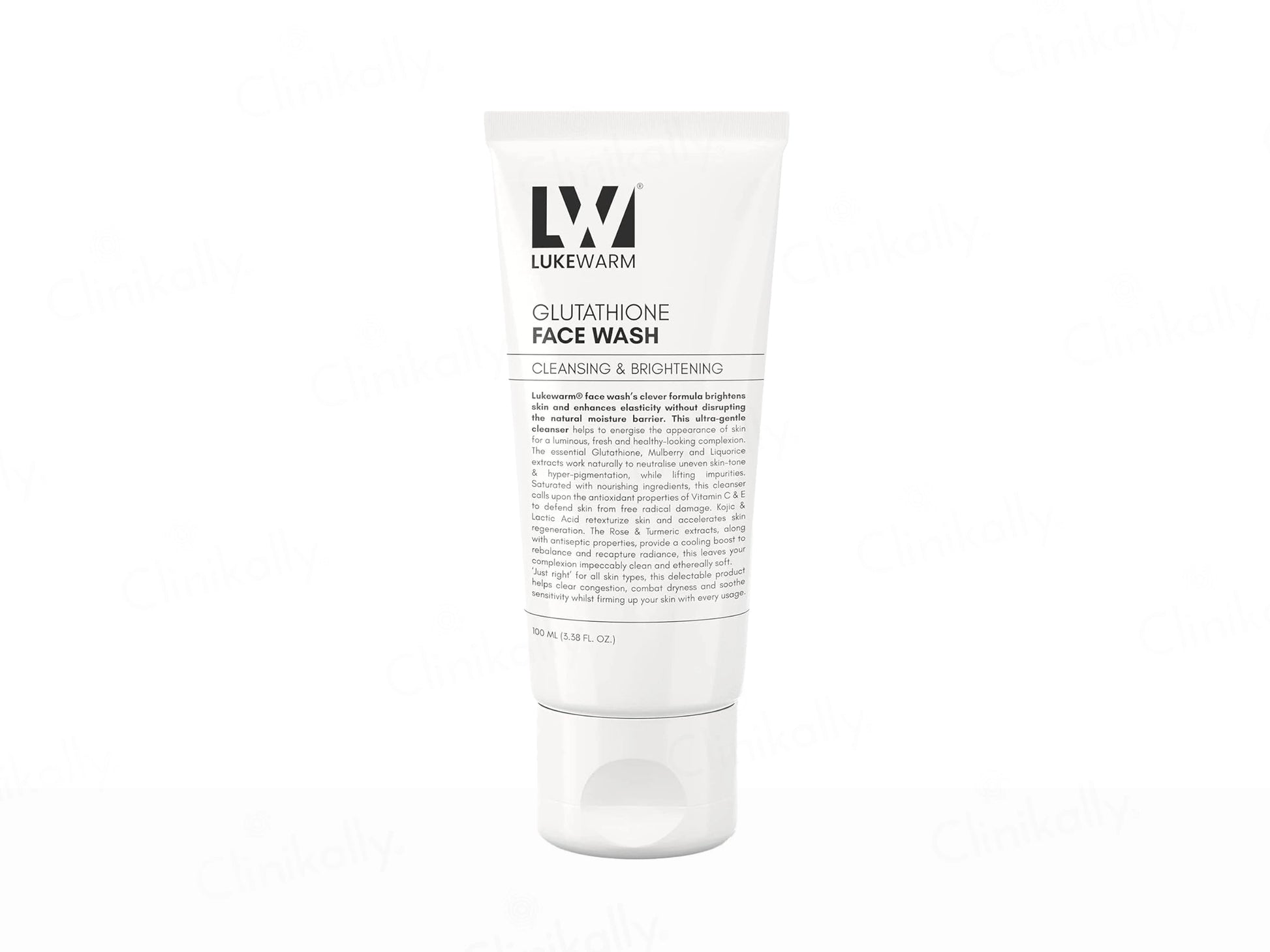 Lukewarm Glutathione Cleansing and  Brightening Face Wash