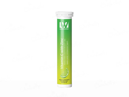 Lukewarm Vitamin C With Zinc Effervescent Tablet - Lemon Flavour