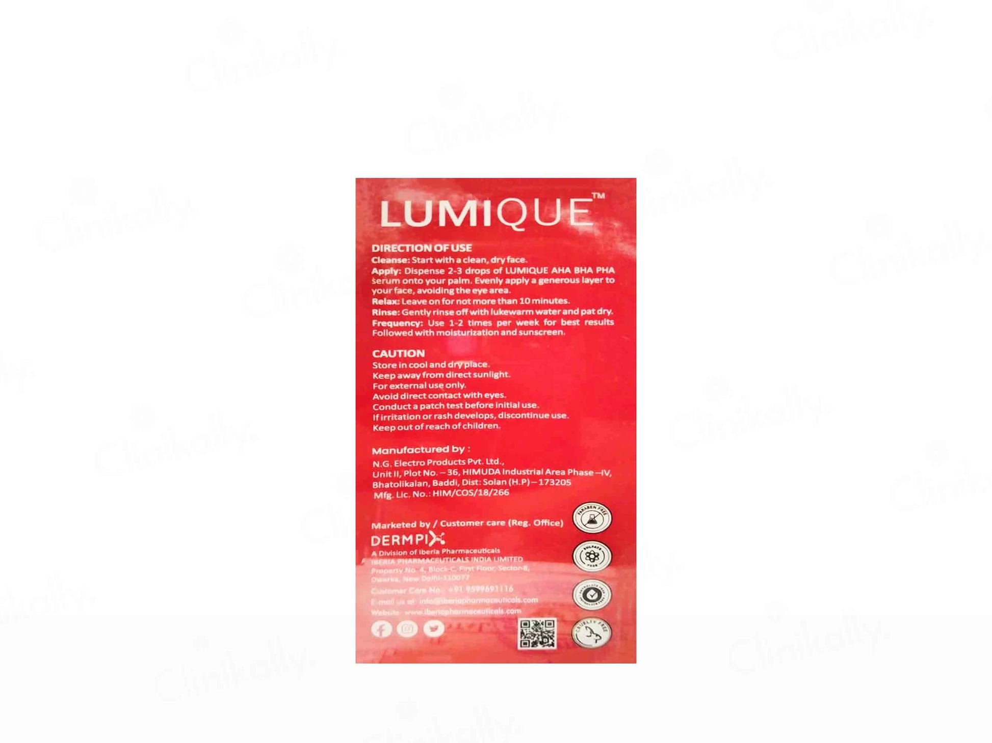 Lumique Advanced Resurfacing Skin Renewal Serum