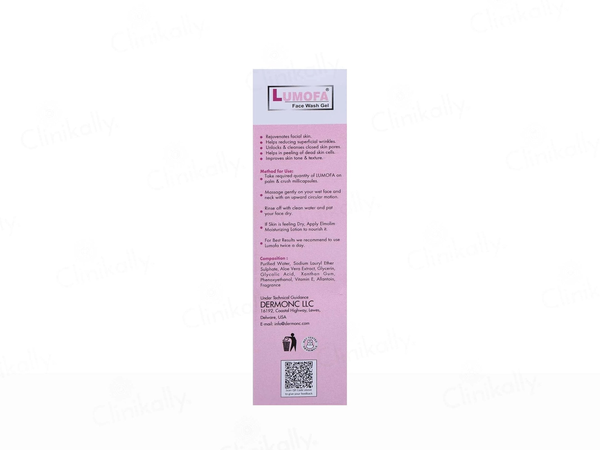 Lumofa Rejuvenating Face Wash Gel