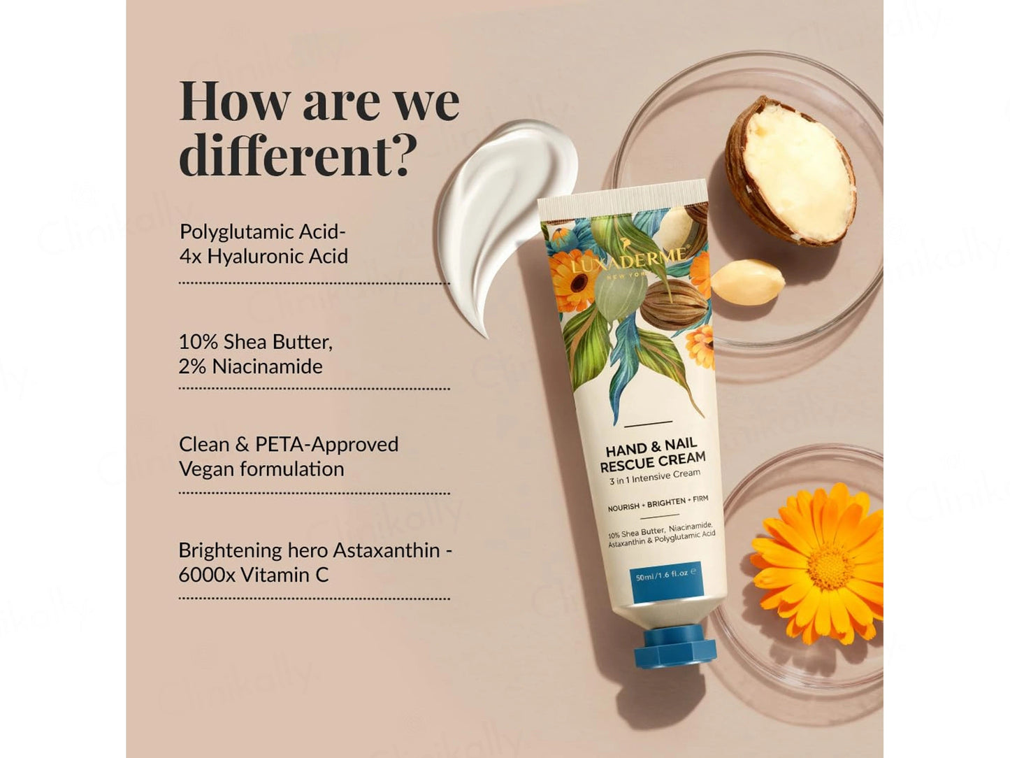 LuxaDerme Hand and  Nail Rescue Cream