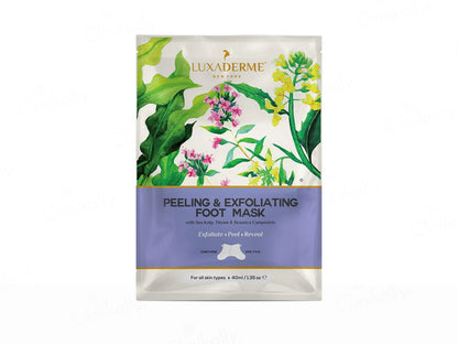 LuxaDerme Peeling and  Exfoliating Foot Mask
