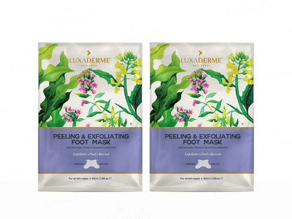 LuxaDerme Peeling and  Exfoliating Foot Mask