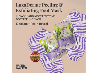 LuxaDerme Peeling and  Exfoliating Foot Mask