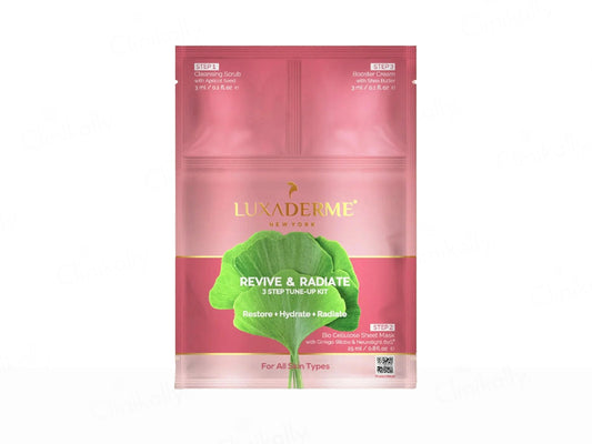 LuxaDerme Revive and  Radiate 3 Step Tune-Up Kit