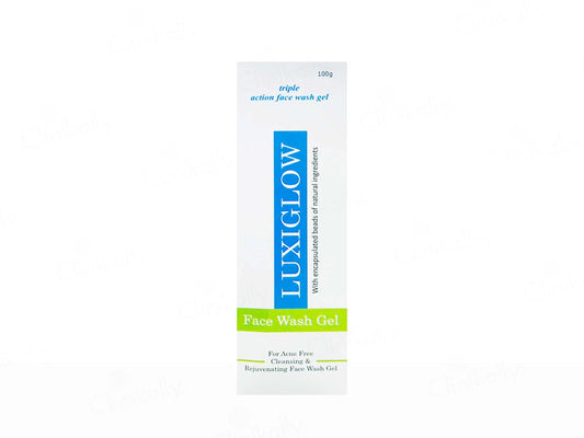 Luxiglow Triple Action Face Wash Gel